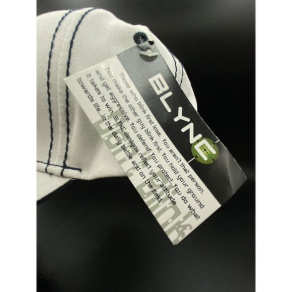 Air Force Dark Blue White Hat Blync Headwear Design Hat Adjustable - Picture 6 of 10